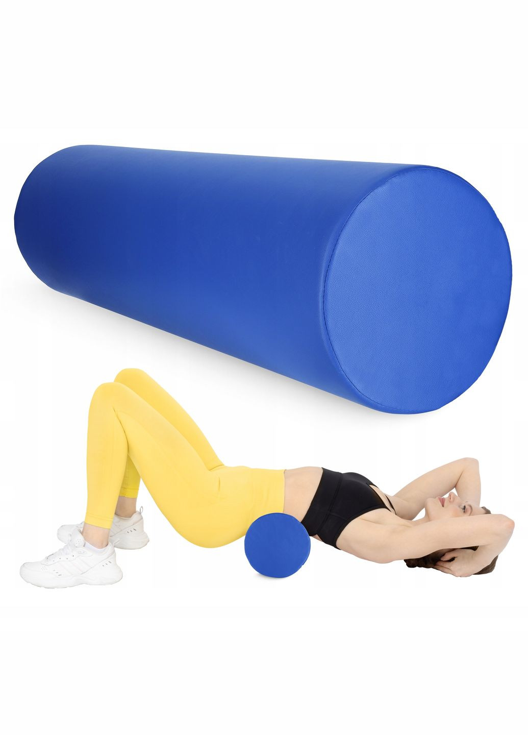 Валик для реабілітації та масажу 100 x 30 см Blue (P-5905973402958) 4FIZJO (304252691)