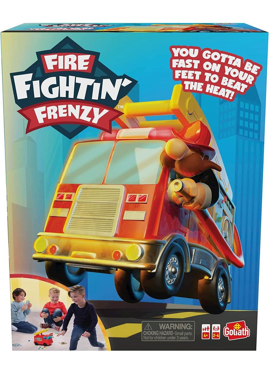 Веселая игра «Пожарная машина» Погаси огонь Погаси пожар Fire Fightin' Frenzy Game Goliath (338425899)
