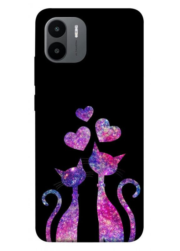 Чохол з принтом для Xiaomi Redmi A1 / A2 / для Ксяомі, сяомі, ксіомі редмі А1, редмі А2 Космічні коти No Brand (338598622)