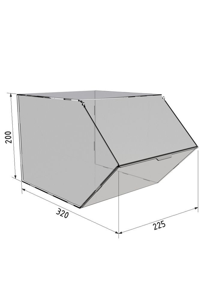 Диспенсер для мармеладів, снеків, горіхів 1 комірка Ekostar (366599707)