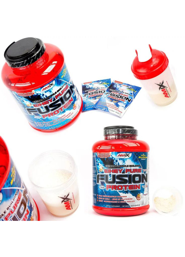 Протеин Whey-Pro FUSION 1000 г, Vanilla Amix Nutrition (331155446)