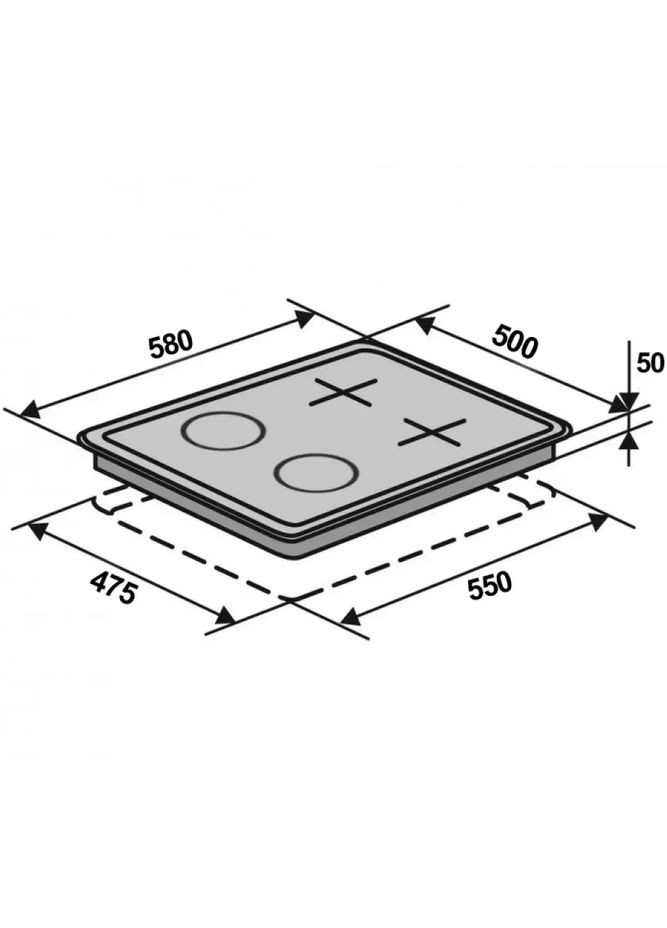 Варочная поверхность HG622 B9G CS (X) Ventolux (307398022)