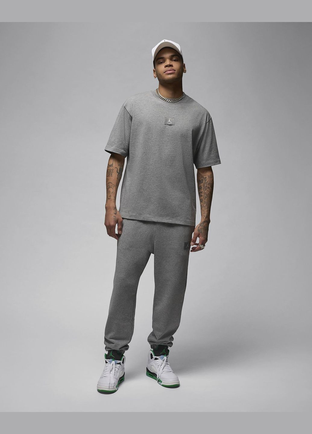 Комбінована чоловіча футболка flight essentials 85(fz1912-091) Jordan