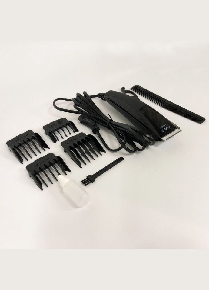 Машинка для стрижки МG-584 керамика, Окантовочная машинка, Электробритва с насадками для бороды Magio (364663818)