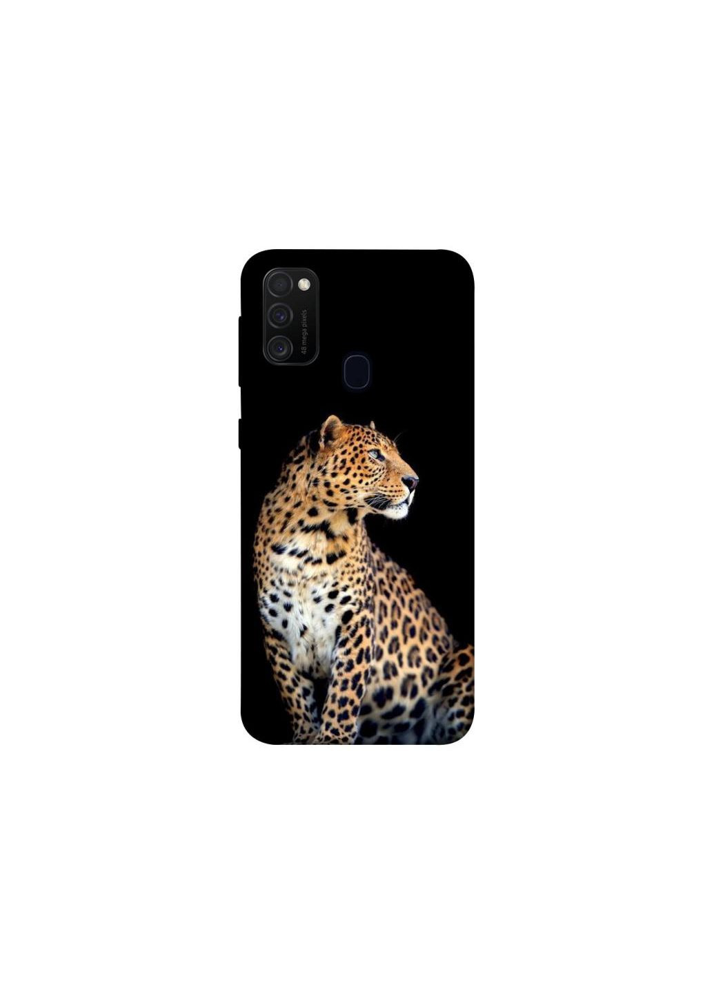 Чехол на Samsung Galaxy M21 Leopard v2 Frontalka (355315952)