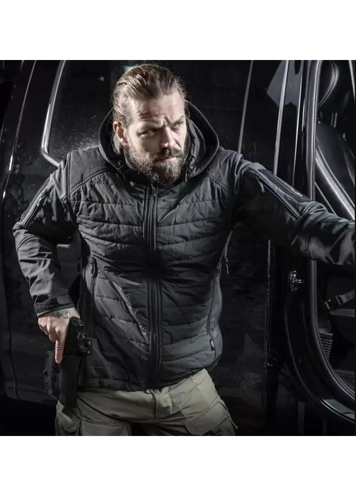 Черная демисезонная куртка carinthia g-oft isg pro jacket black No Brand