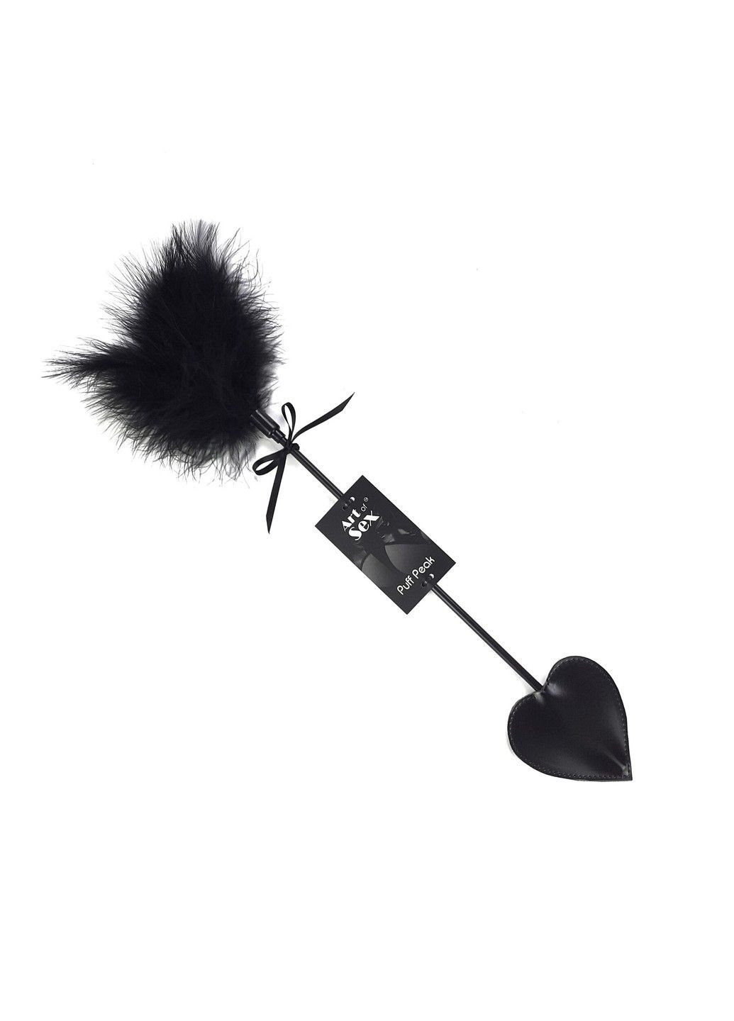 Лоскітка зі шльопалкою Піка – Puff Peak, чорна Art of Sex (345708899)