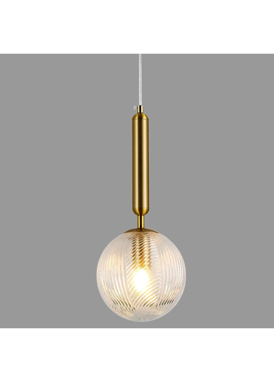 Скляний підвіс 15см з прозорим плафоном (800-P3002-1) No Brand (370071008)