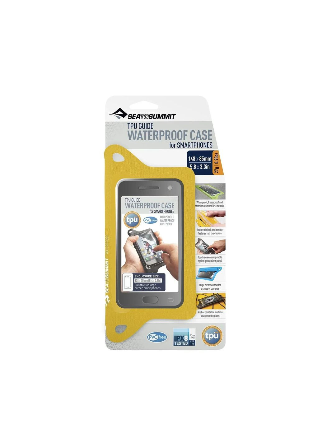 Гермочехол для телефону TPU Guide W/P Case for Smartphones Yellow, 13 х 7 см від Sea to Summit None (334671161)