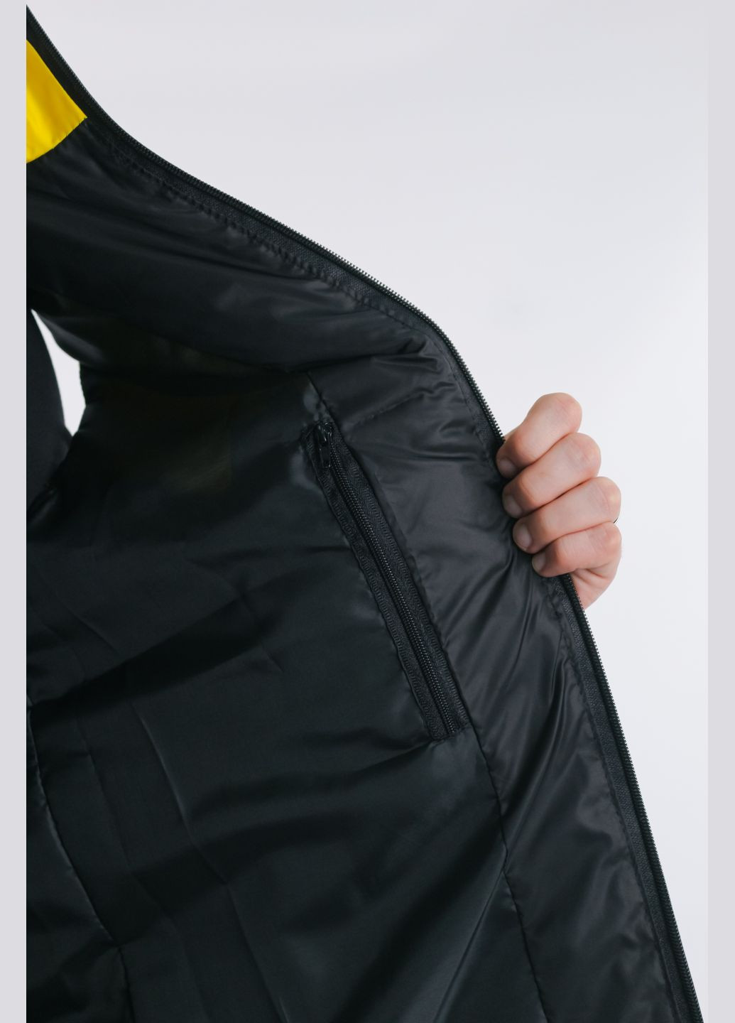 Жилетка чоловіча "Clip" жовто-чорна No Brand (359379775)