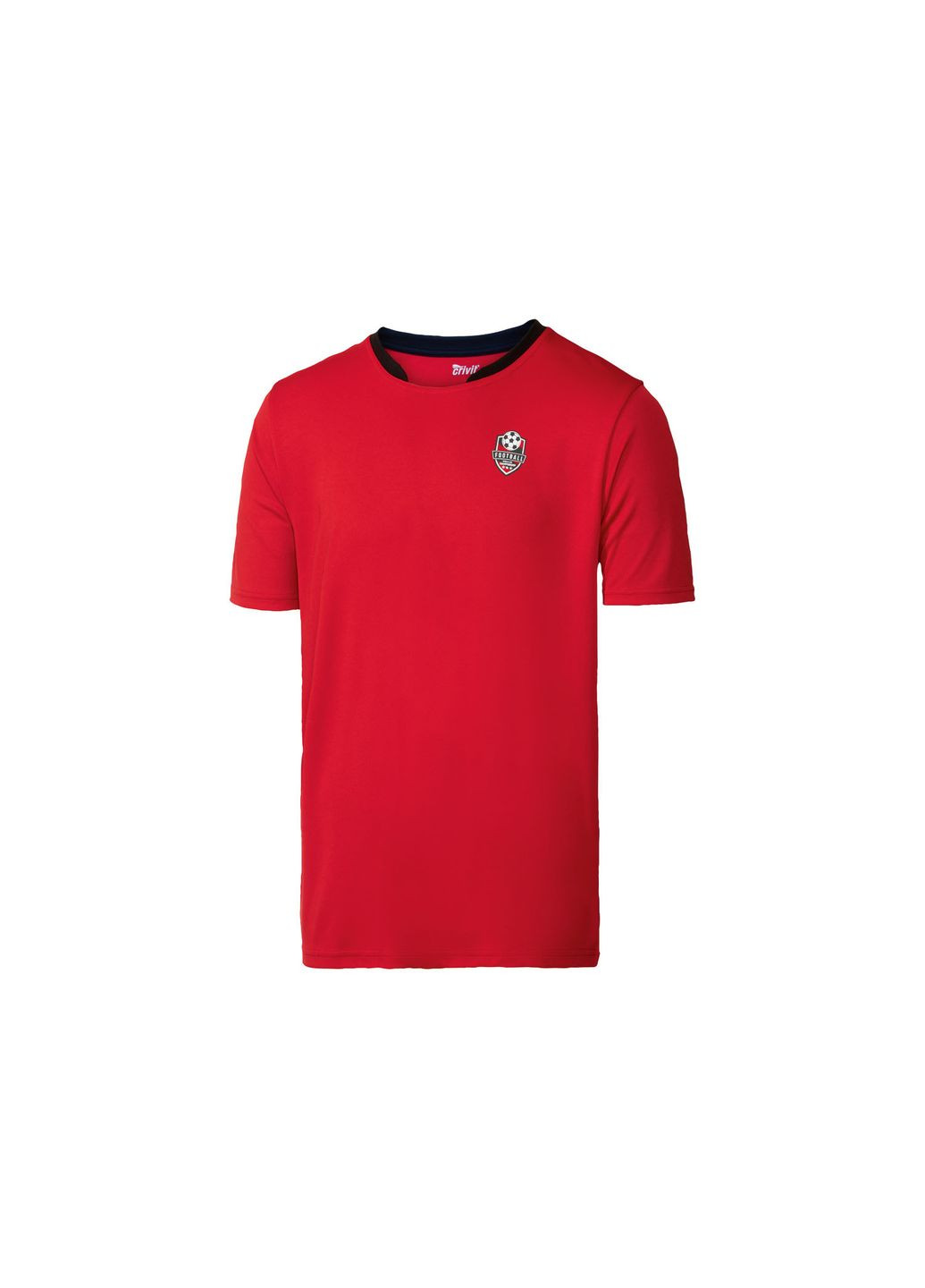 Червона спортивна футболка з швидковисихаючої тканини для чоловіка 411979 червоний Crivit