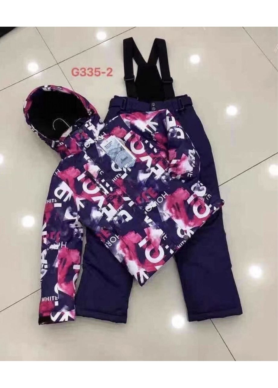 Зимовий гірськолижний термо костюм комбінезон на дівчинку 134-164 Dizumer No Brand (369735305)
