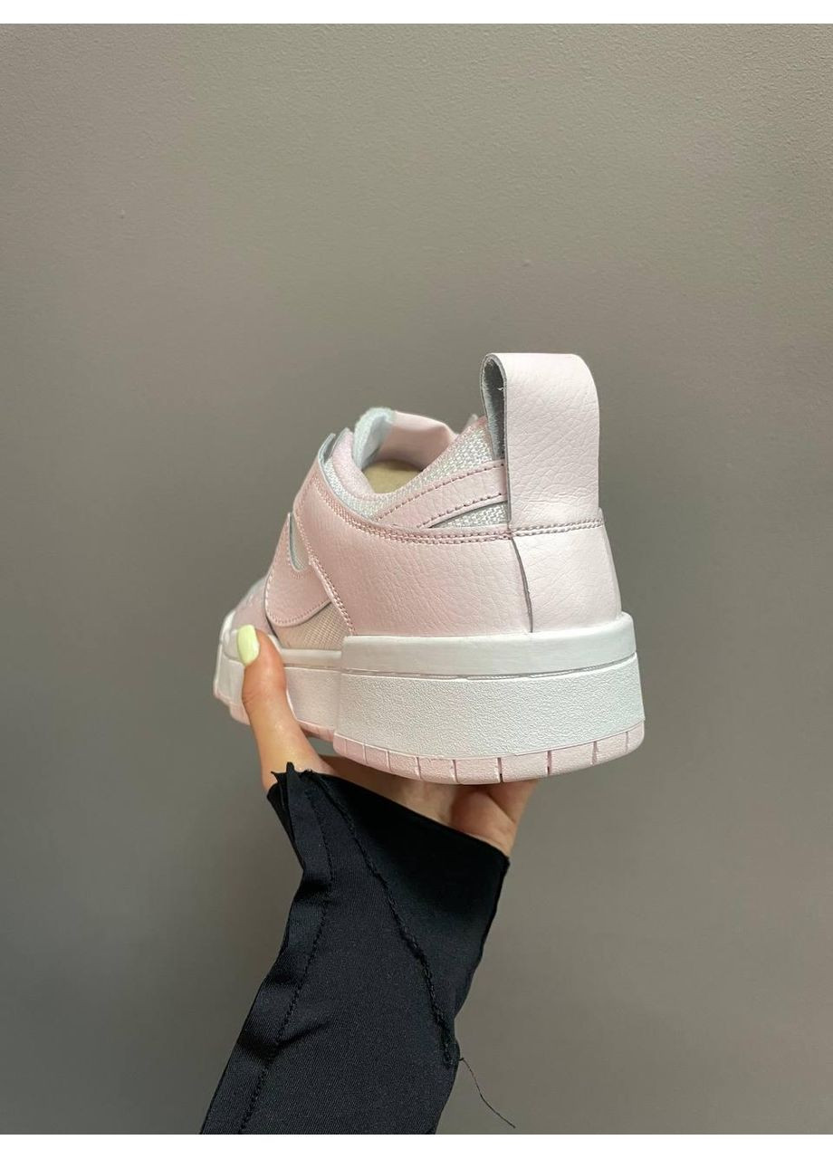 КРОССОВКИ ЖЕНСКИЕ NIKE DUNK LOW DISRUPT LIGHT PINK НАЙК СБ ДАНК No Brand розовые демисезоны (367167942)