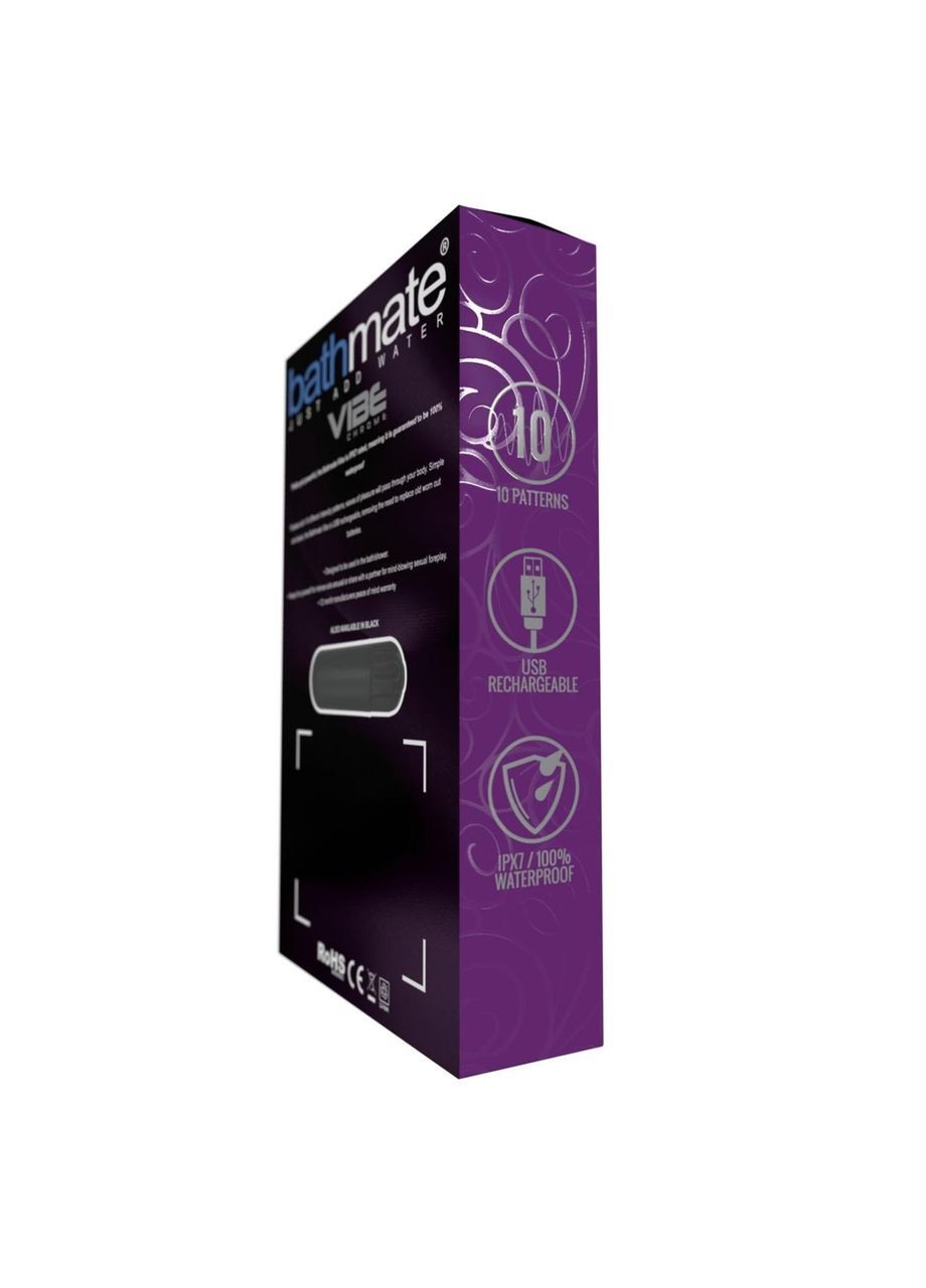 Віброкуля Vibe Bullet Chrome, глибока потужна вібрація SO2438 Bathmate (303910053)