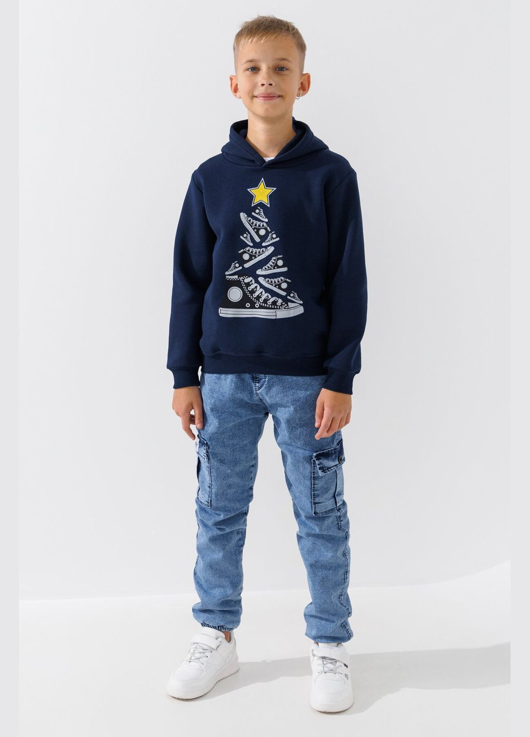 Худі з принтом дитячий 13198 134 см (NY) shop (2000990822222) Baby Show (357437175)