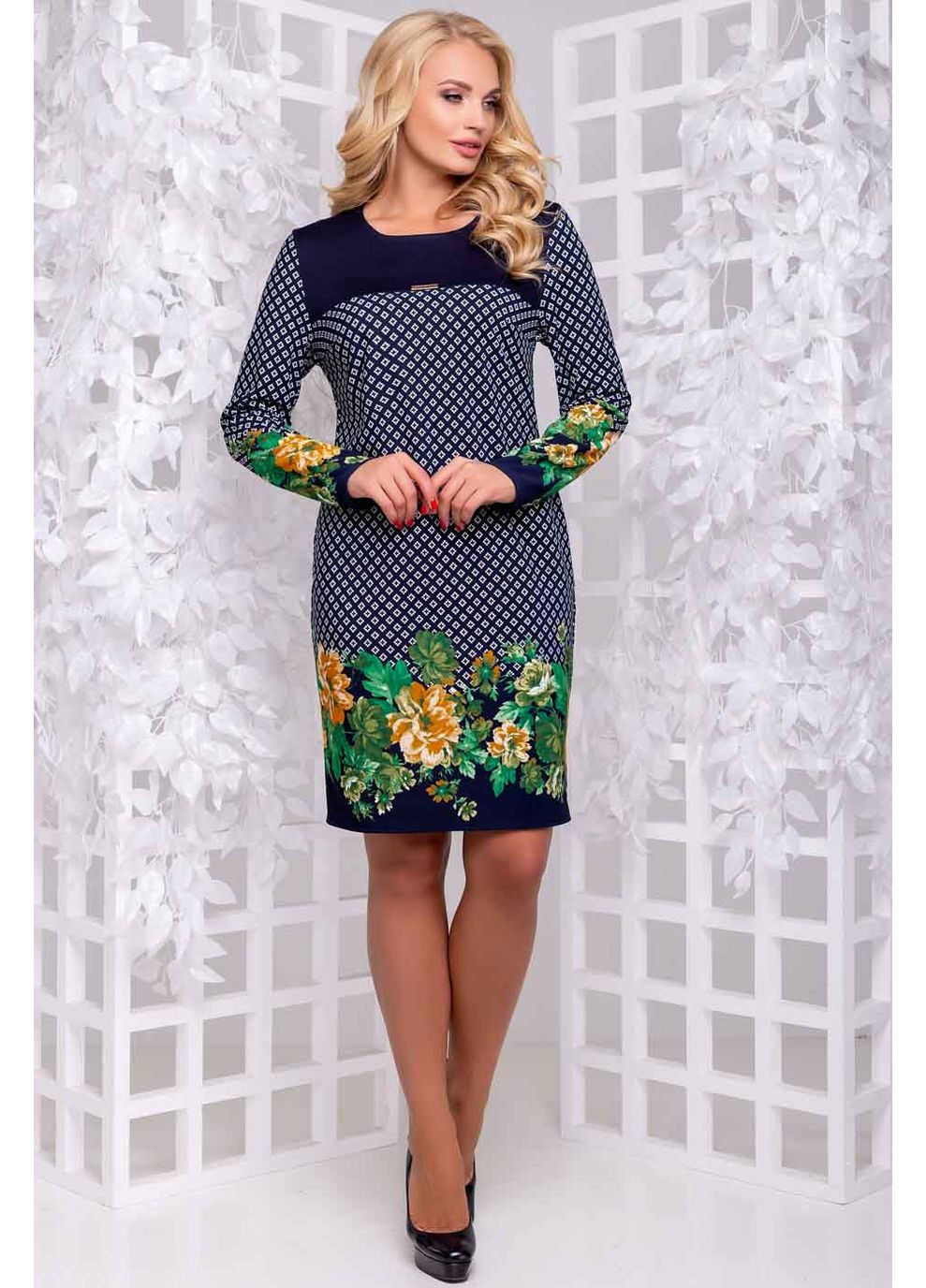 Синее платье 1065.2866 Seventeen