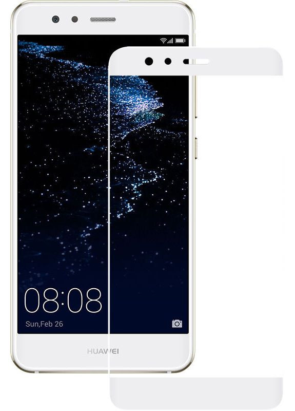Захисне скло для Huawei Ascend P10 Full Cover White (0.33 мм) Mocolo (324234172)