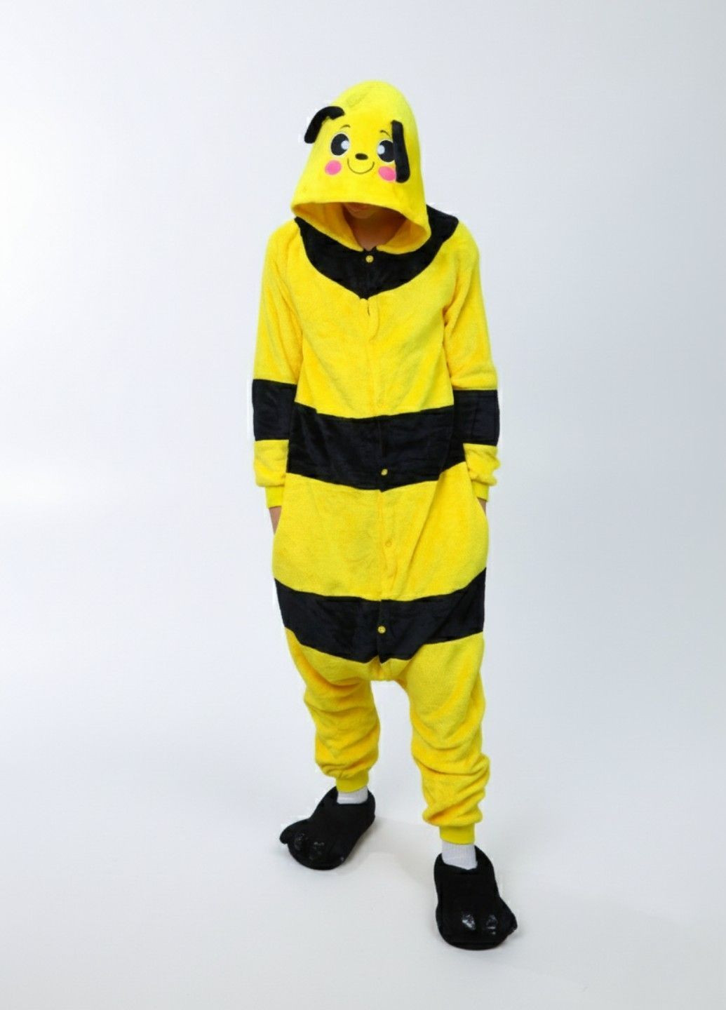 Кигуруми пижама Оса Пчелка мужская желтая плюшевая Lalapka (369644988)