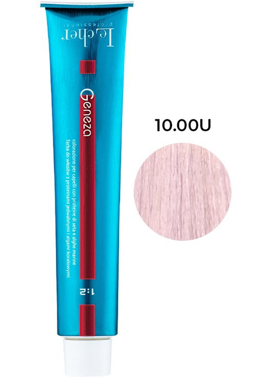Крем-краска для волос Geneza 10.00U (10U), 100 мл LeCher Professional (356177440)