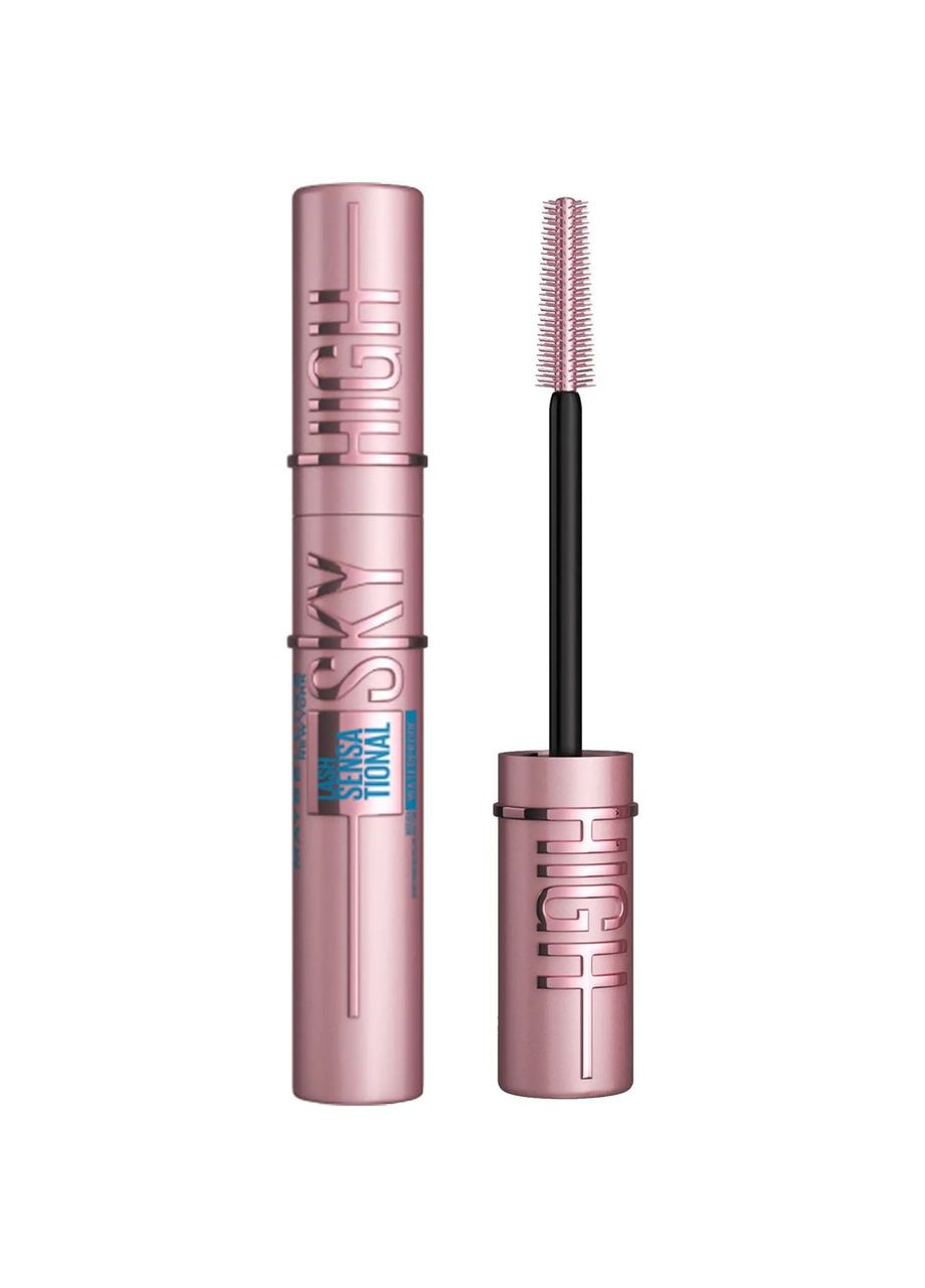 Водостойкая тушь для ресниц New York Lash Sensational Sky High WTP Черная 6 мл (30167223) Maybelline (313652707)