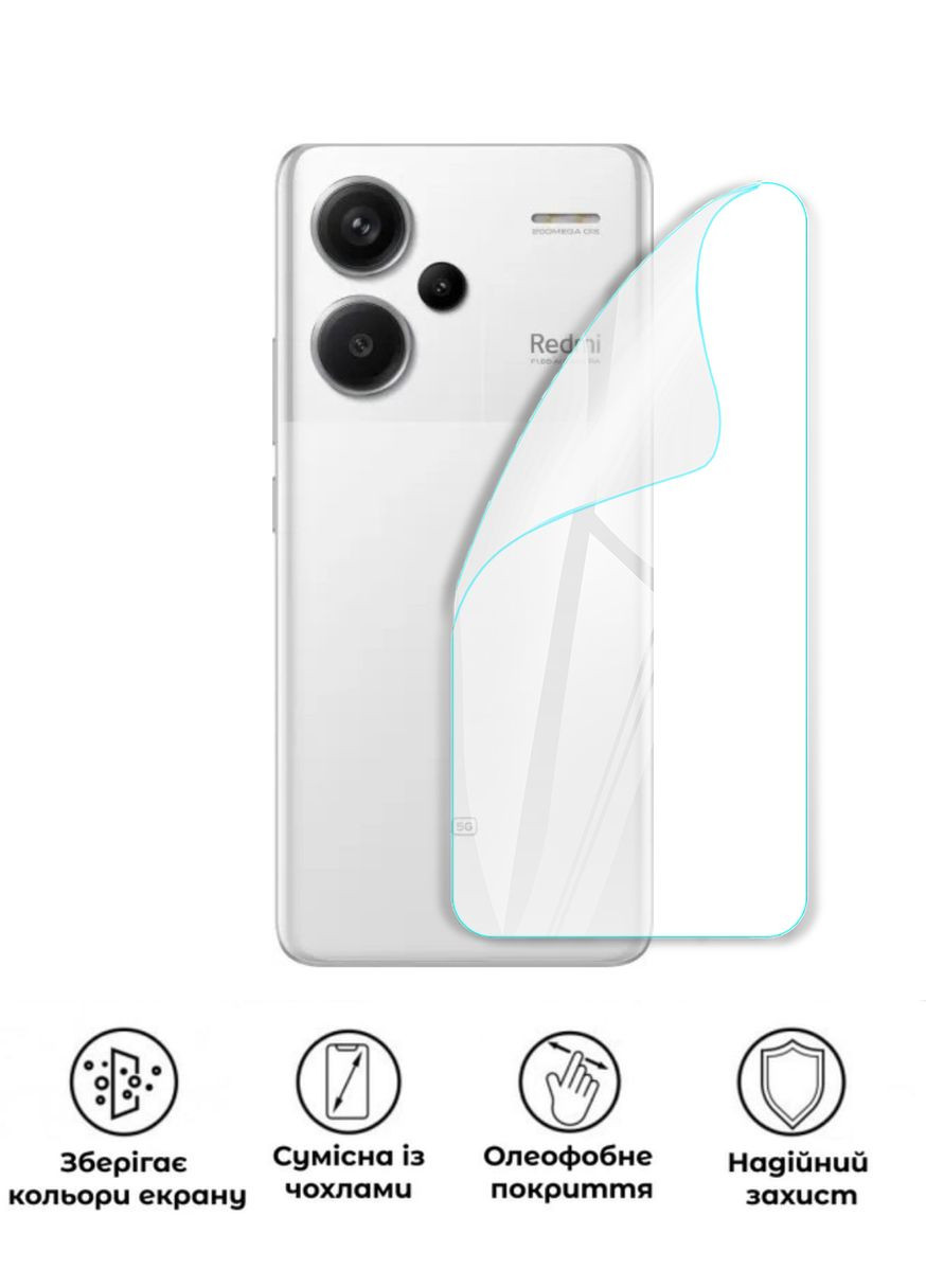 Защитная полиуретановая глянцевая пленка Edge Armor на корпус смартфона Xiaomi Redmi Note 13 Pro+ GP (371997964)