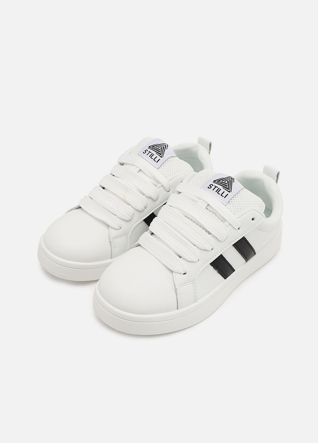 Белые кеды на плоской подошве женские цвет белый cb-00273244 Stilli