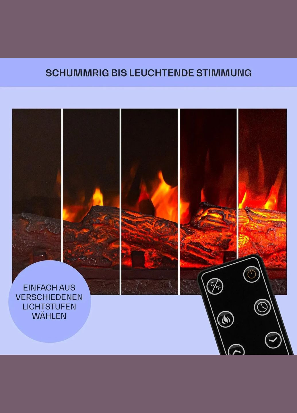 Электрокамин Zermatt 1800 Вт (10035265) Klarstein (338194728)