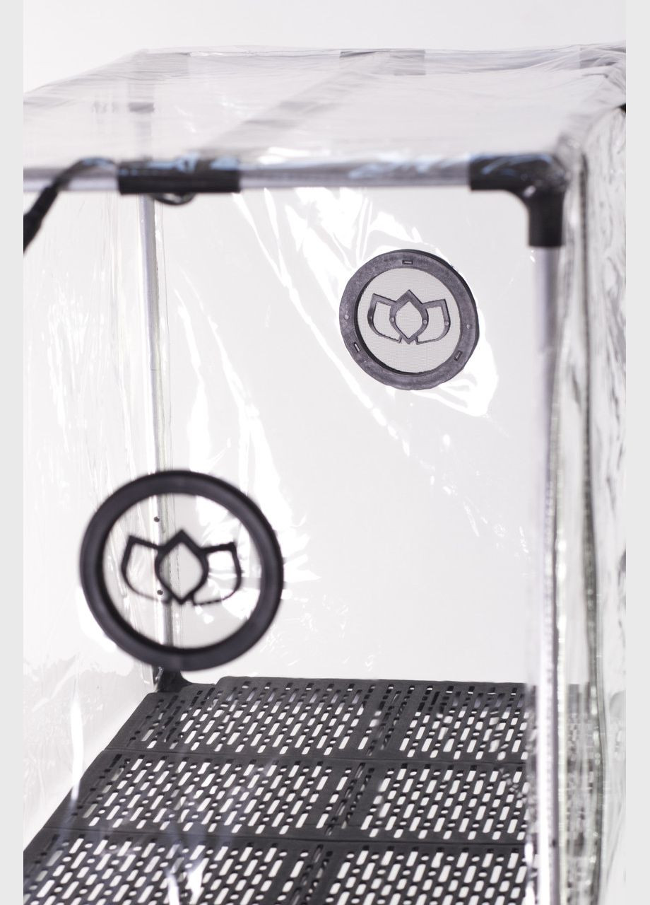 Міні-теплиця з фіто світлом для дому Sezam XL з пластиковою полицею + 3 вентилятора Metaplant (300854271)