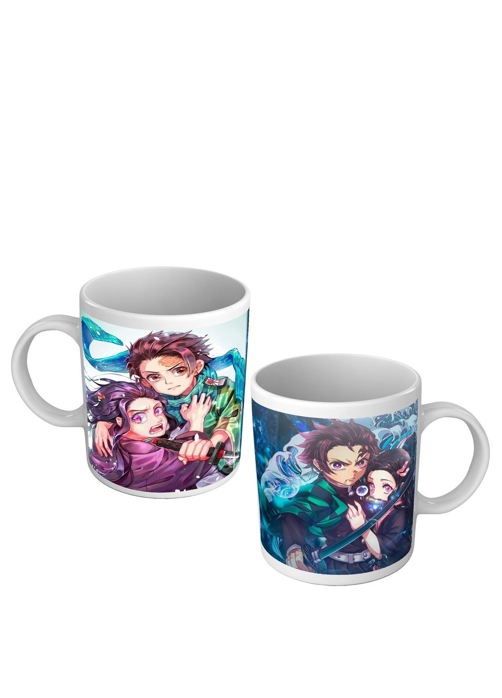 Чашка Танджиро и Незуко с аниме Клинок рассекающий демонов No Brand (302522746)