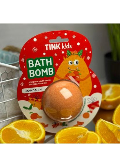 Бомбочка для ванны с предсказанием kids Mandarin, 200 г Tink (372446179)