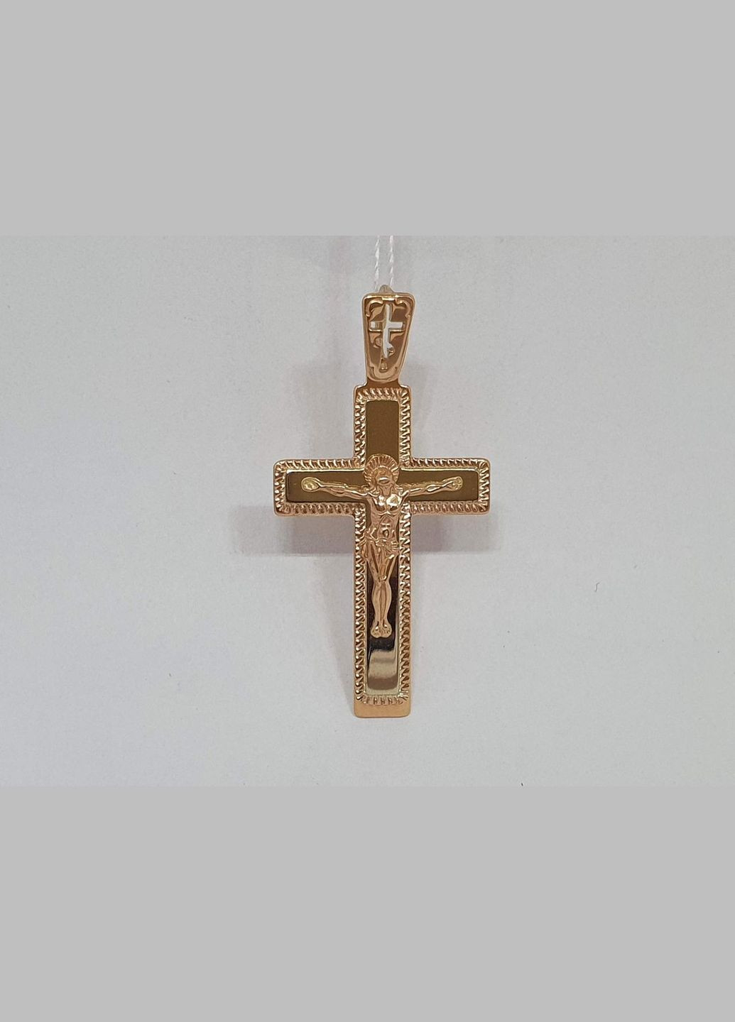 Золотий хрест Розп'яття Христа. 101-М Харківська ювелірна фабрика (331885921)