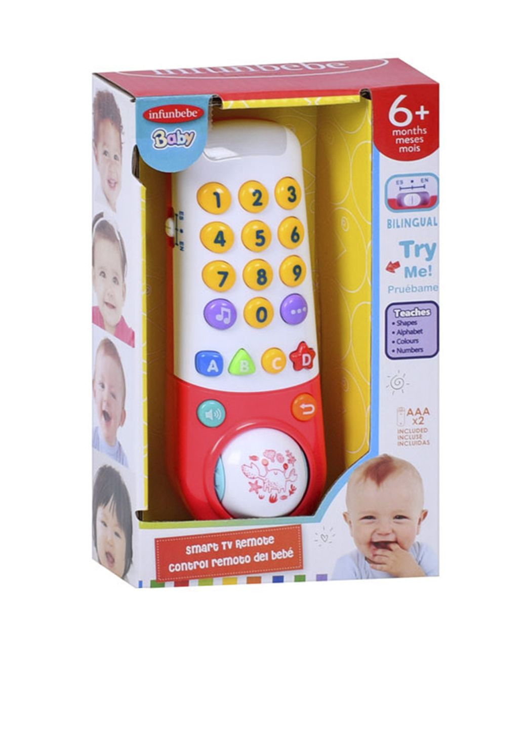 Мультифункціональний пульт для малюка колір різнокольоровий CB-00265412 Infunbebe (314889743)