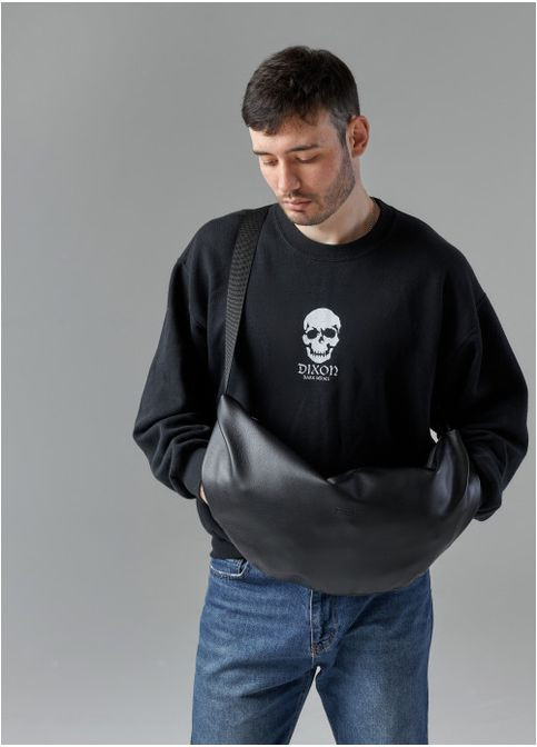 Чоловіча сумка Хобо Чорний (719058428) Sambag (360965687)