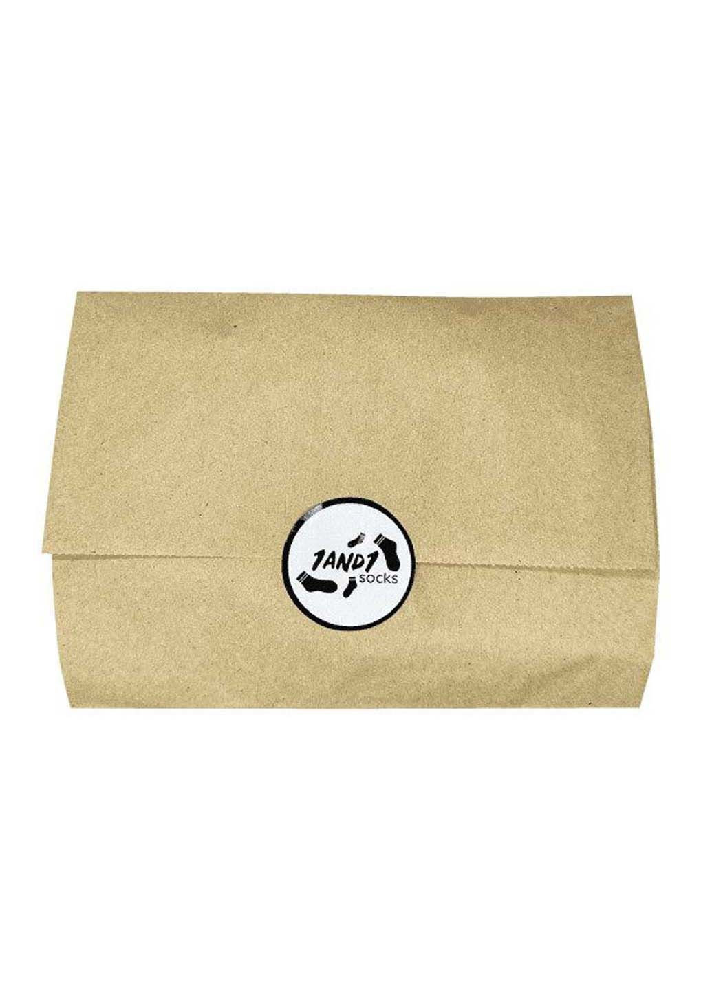 Чорно-білі чоловічі шкарпетки 1and1 (348467239)