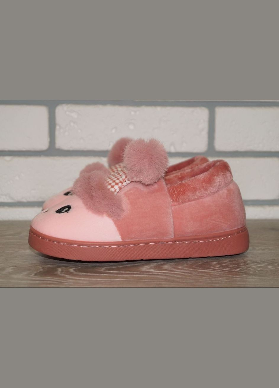 Тапочки домашні Чуні дитячі рожеві No Brand (286421033)