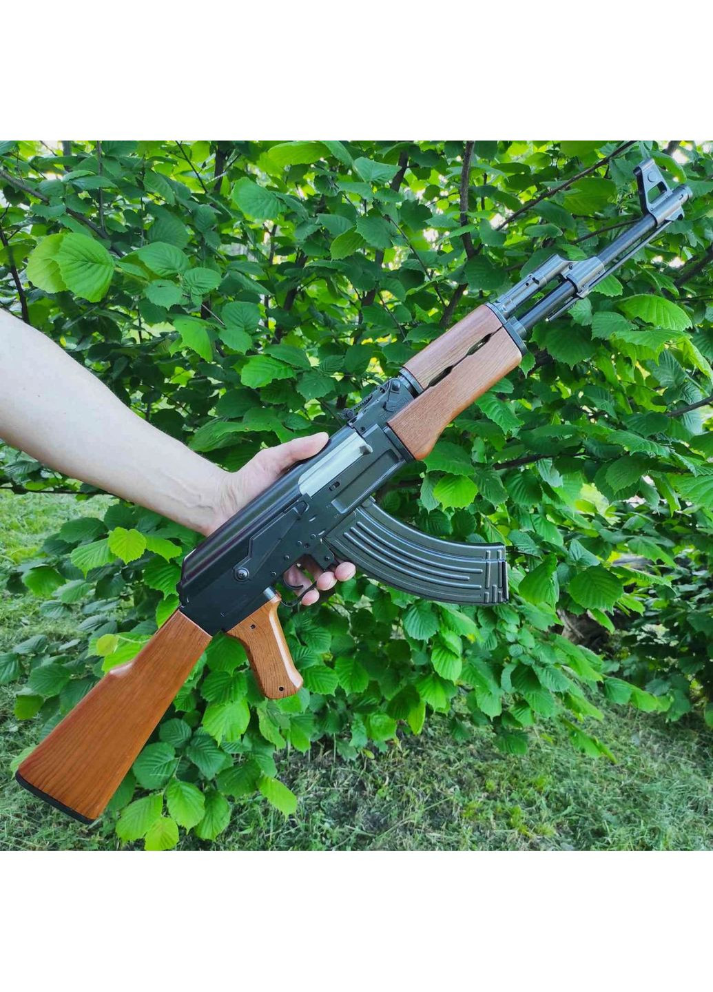 Дитячий Автомат Калашникова АК47 ZM93 металевий на кульках 6 мм, 87 см CYMA (360544441)