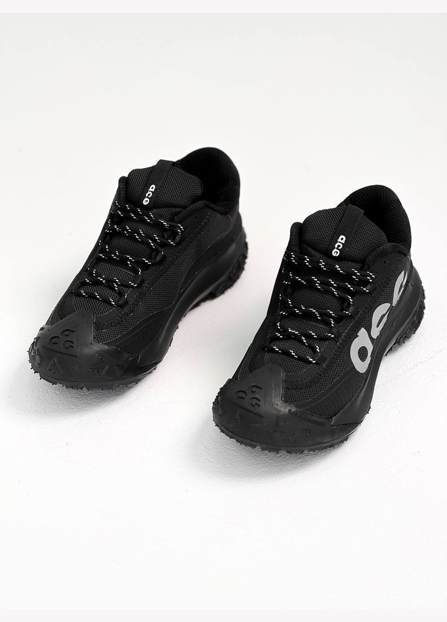 Чорні всесезон кросівки Vakko Nike ACG Mountain Fly 2 Gore-Tex Black Silver
