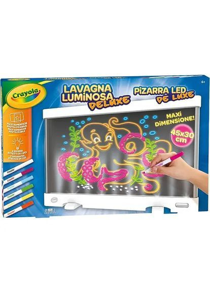 Доска для рисования с подсветкой в комплекте с фломастерами Ultimate Light Board Crayola (370440587)