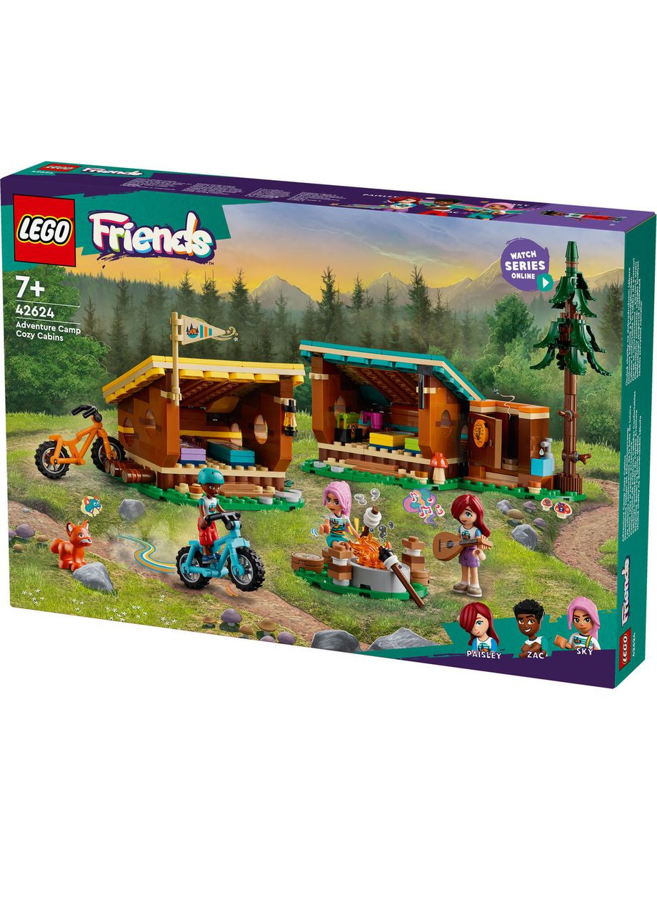 Лего Френдс Спортивний табір затишні будиночки Friends 42624 Lego (372012455)