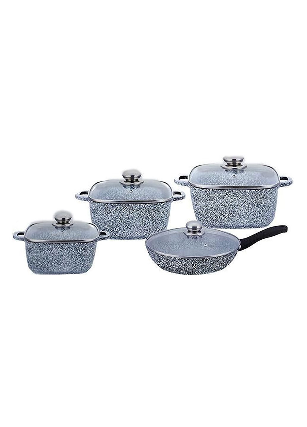 Набор посуды 8 предметов с мраморным покрытием BN332 Benson (278368740)