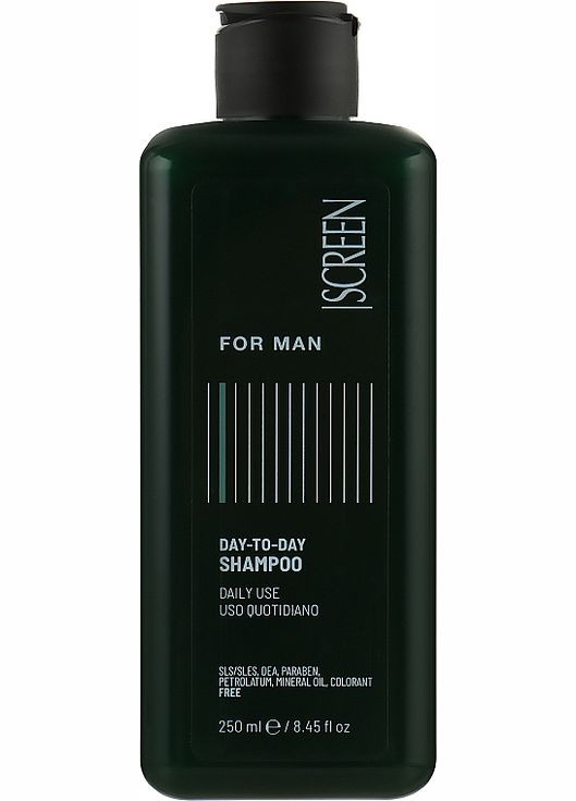 Мужской шампунь для волос, для ежедневного использования For Man Day-To-Day Shampoo 250ml (963130-74384) Screen (368634002)