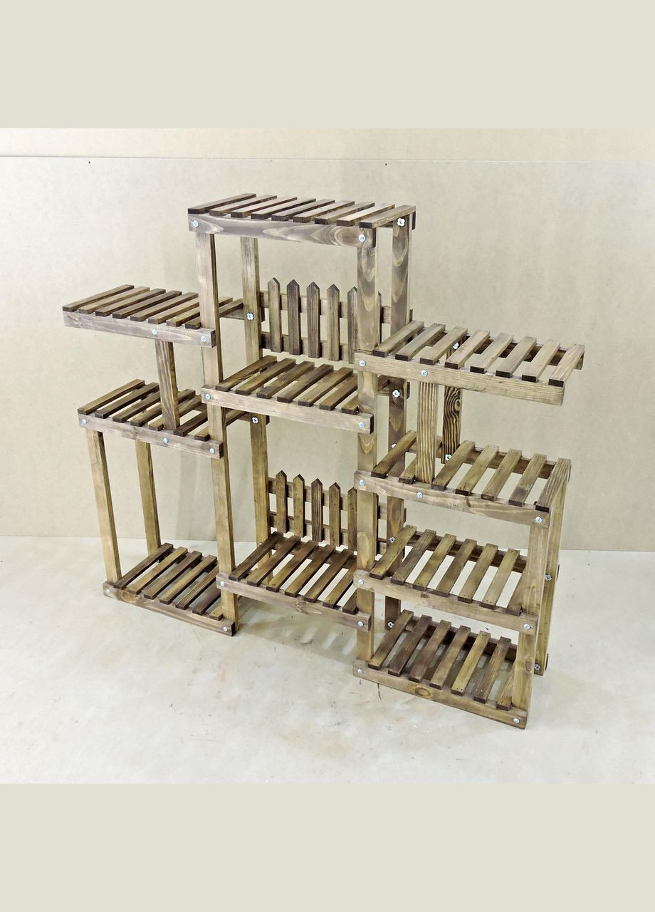 Подставка для цветов из дерева Тулон капучино (ЦВТ-008109) No Brand (328225298)