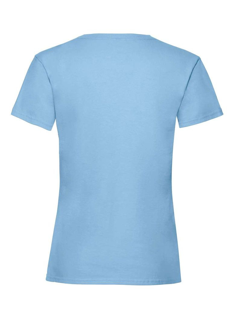 Світло-блакитна літня футболка дитяча valueweight girls (0610050yt116) Fruit of the Loom