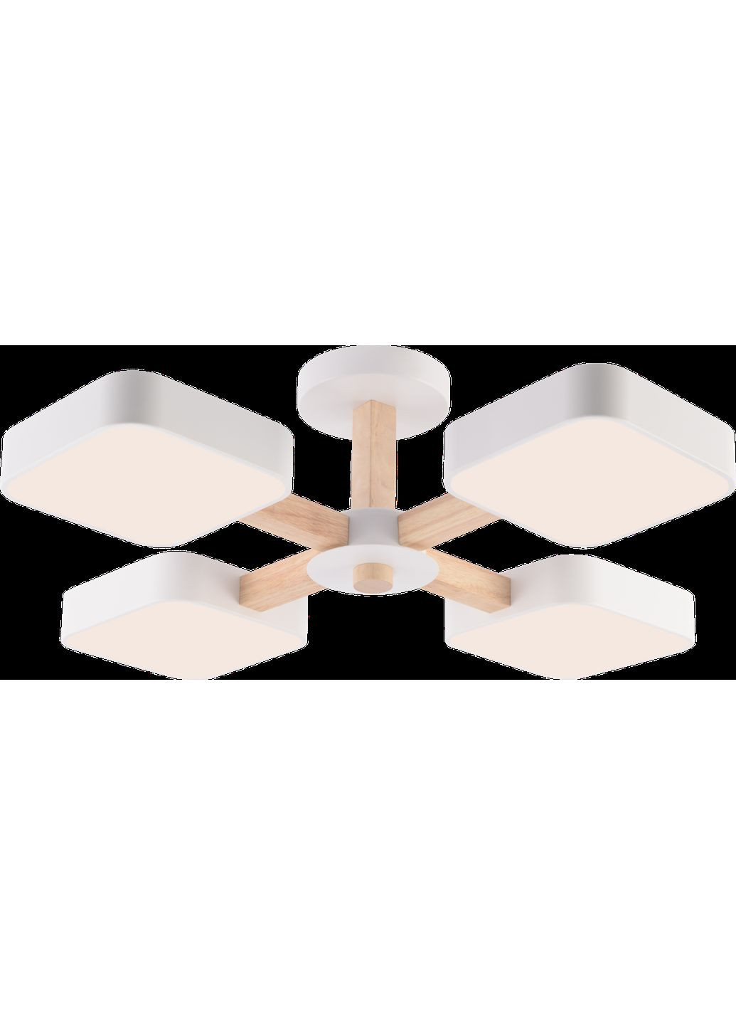 Люстра XI3354-4 белый+дерево Valeso (342071679)