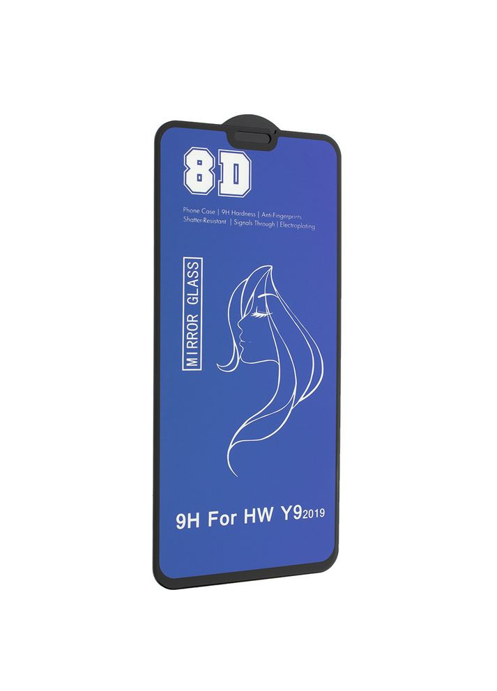 Защитное стекло с эффектом зеркала для Huawei Y9 2019 JKM-L23/ JKM-LX3 Black-Blue Mirror (340130818)