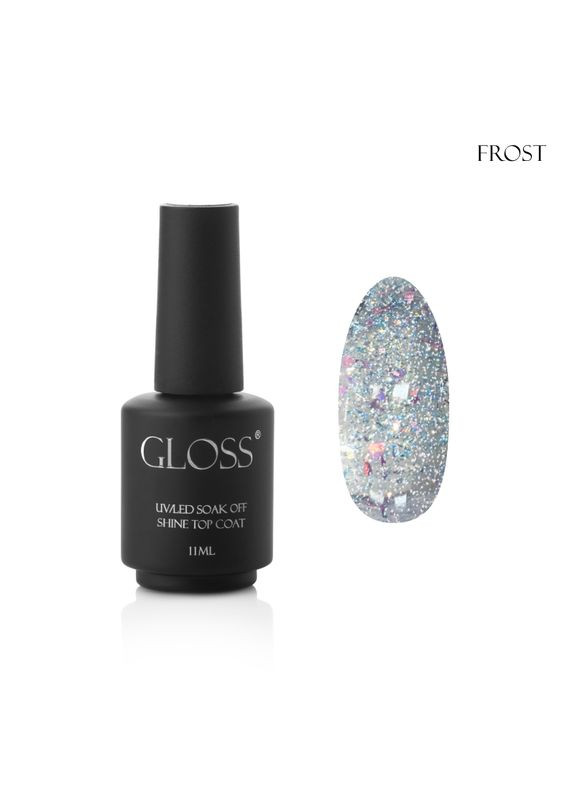 Топ для гель-лаку GLOSS Frost, 11 мл Gloss Company Shine top coat (313868086)