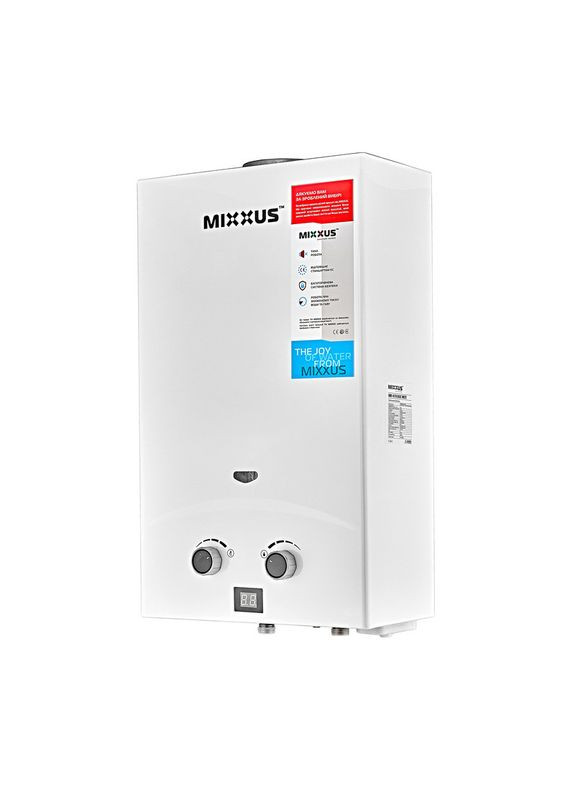 Газова колонка GWH-0110 BASIC WHITE димохідна 10 л/хв (колір білий) (WH0022) Mixxus (321194513)