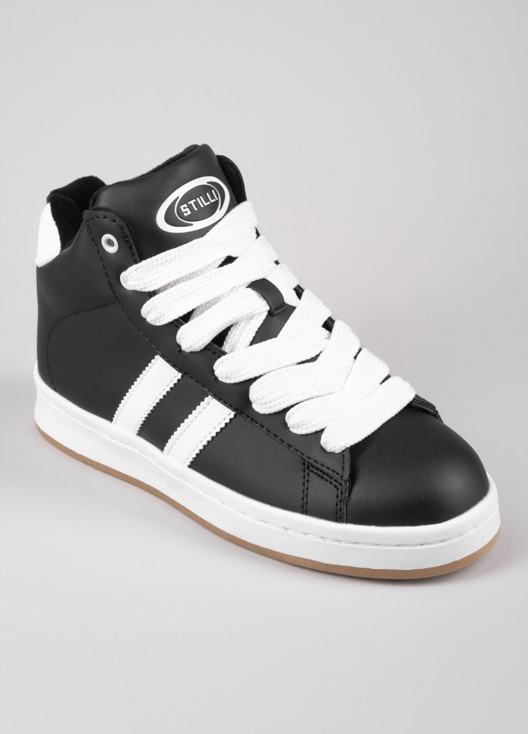 Чорні кеди жіночі hb940-3 чорні високі шкіряні зимові 344795 Power