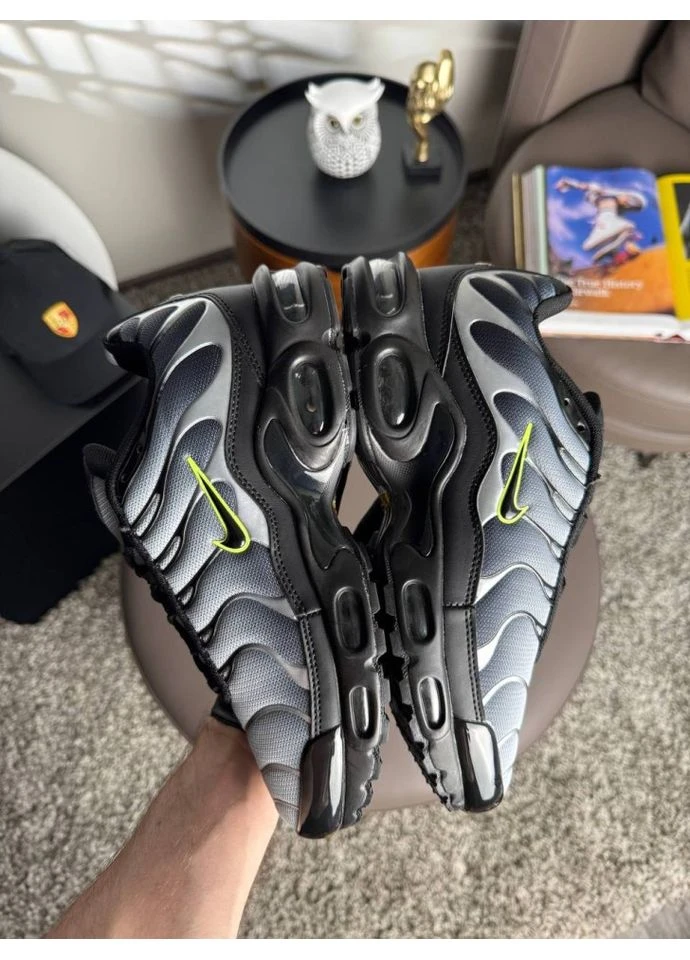Темно-серые кроссовки air max plus tn black grey silver No Brand Air Max Tn Plus
