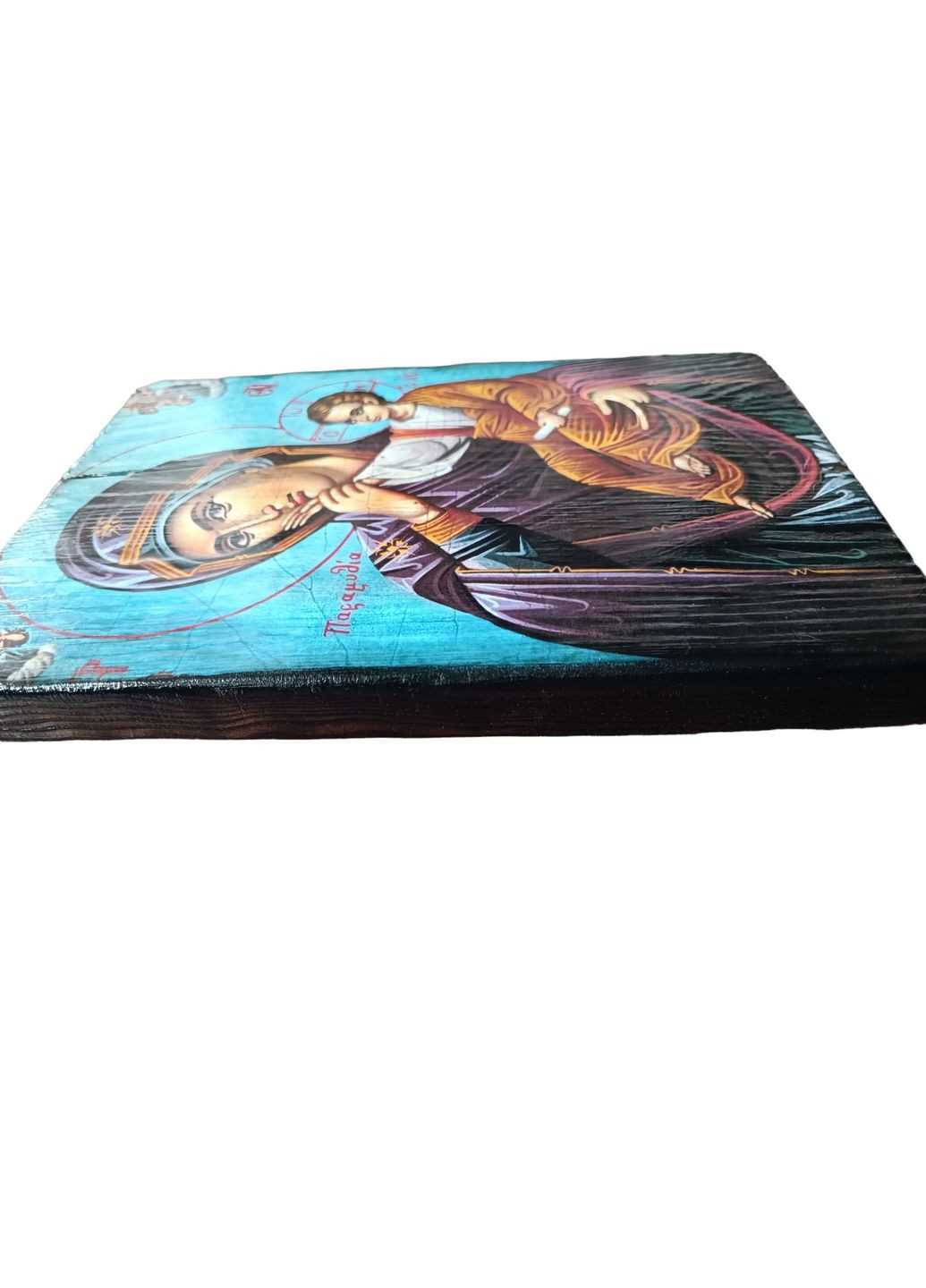 Панно Божа Матір виконана на дереві Handmade ікона (294335100)
